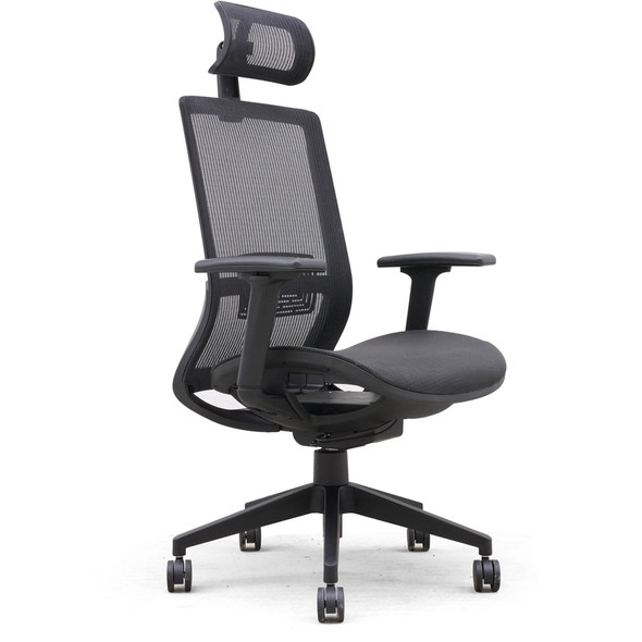 Lorell Mesh Task Chair With Headrest LLR03208