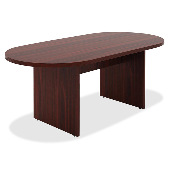 Lorell Chateau Series Mahogany 6' Oval Conference Table LLR34336