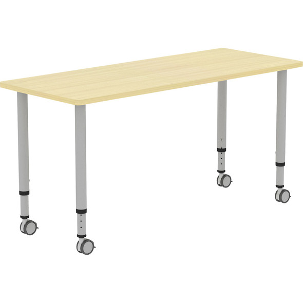 Lorell Height-adjustable 60" Rectangular Table LLR69580