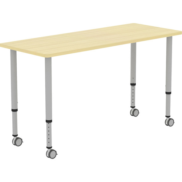 Lorell Height-adjustable 60" Rectangular Table LLR69580