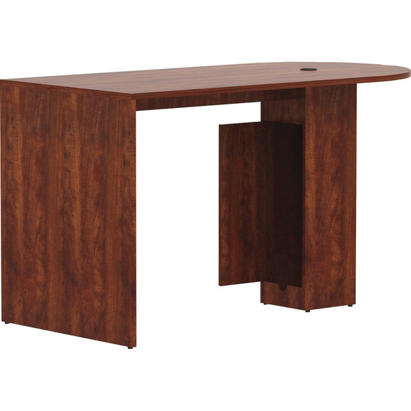 Lorell Essentials Laminate Peninsula Cafe Table LLR69543