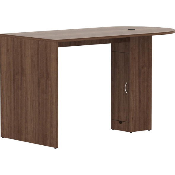 Lorell Essentials Laminate Peninsula Cafe Table LLR69545