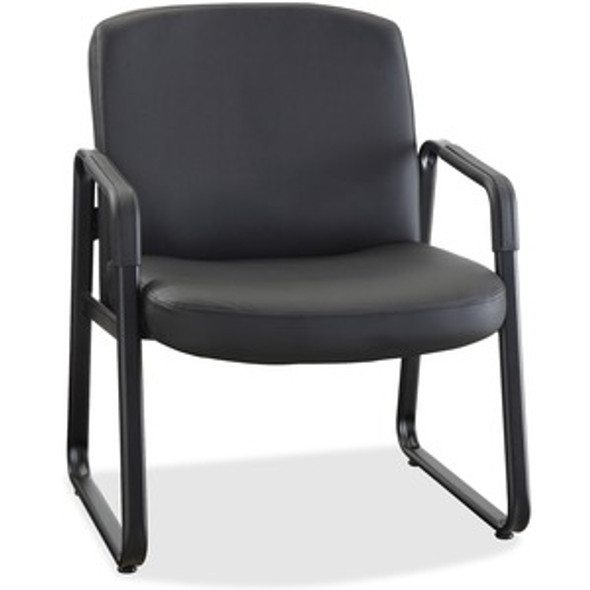 Lorell Big and Tall Leather Guest Chair LLR84587