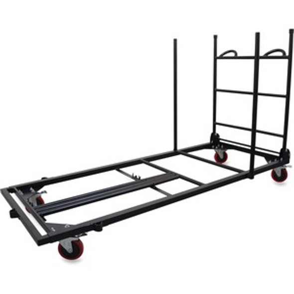 Lorell Blow Mold Rectangular Table Trolley Cart LLR65956