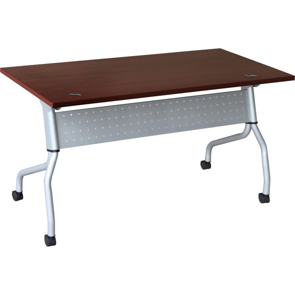 Lorell Mahogany Flip Top Training Table LLR60717