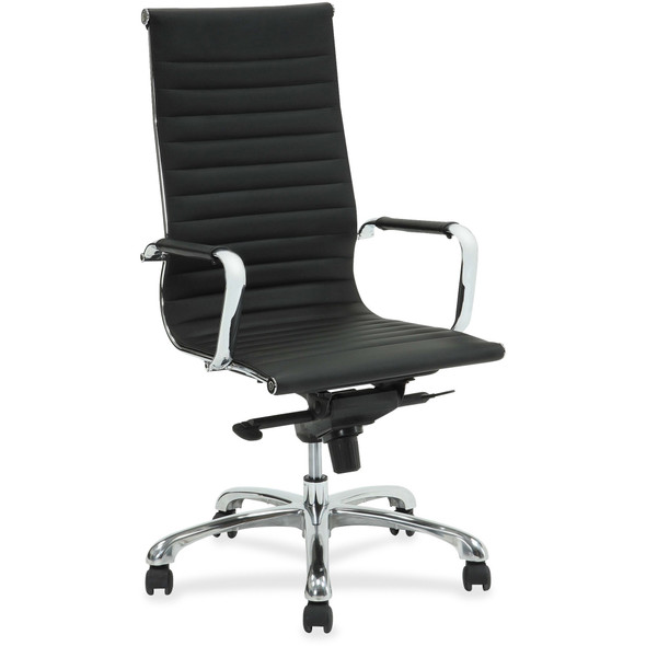 Lorell Modern Chair Series High-back Leather Chair LLR59537