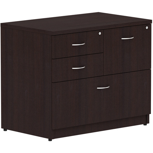 Lorell 2-Box/1-File Espresso 4-drawer Lateral File LLR18273