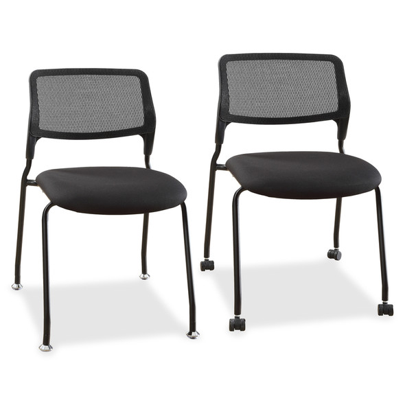 Lorell Armless Stackable Guest Chairs LLR84549