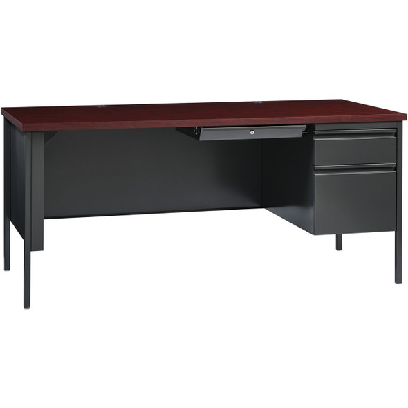 Lorell Fortress Series Right-Pedestal Desk LLR60916