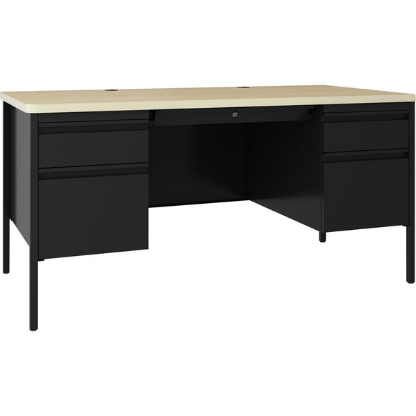 Lorell Fortress Double-pedestal Teacher's Desk LLR03155