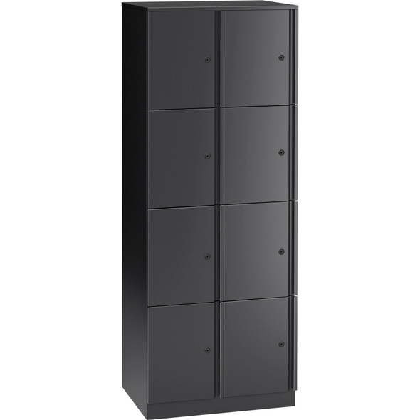 Lorell Trace Double-Wide Eight-Door Locker LLR01923