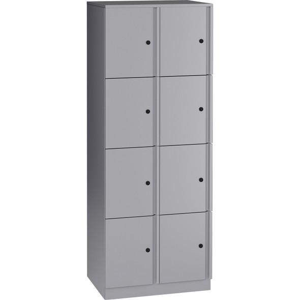 Lorell Trace Double-Wide Eight-Door Locker LLR01924