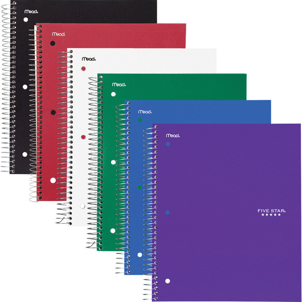 Mead Five Star Subject Spiral Notebook MEA73930