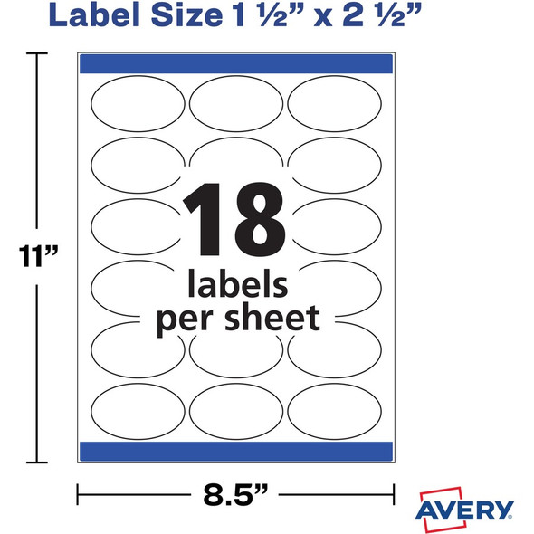 Avery&reg; Sure Feed Glossy Labels AVE22854