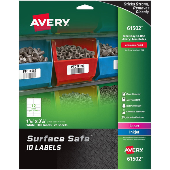 Avery&reg; Surface Safe ID Label AVE61502