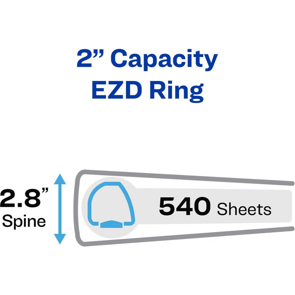 Avery&reg; Heavy-Duty View Binders - Locking One Touch EZD Rings AVE79776