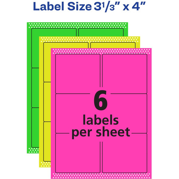 Avery&reg; Multipurpose Oval Labels AVE6482