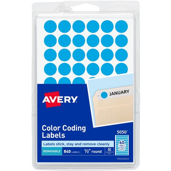 Avery&reg; Color-Coding Labels AVE05050