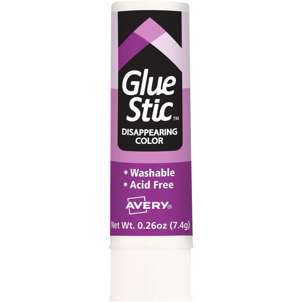 Avery&reg; Glue Stic Disappearing Purple Color AVE98079