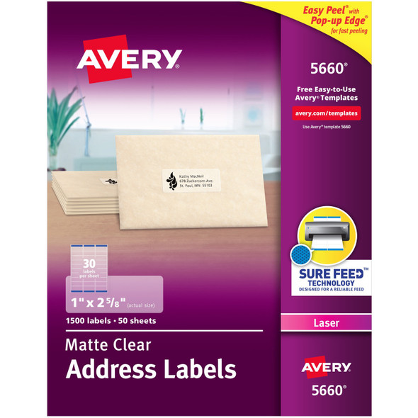 Avery&reg; Easy Peel Return Address Labels AVE5660