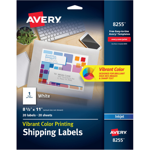 Avery&reg; Shipping Label AVE8255