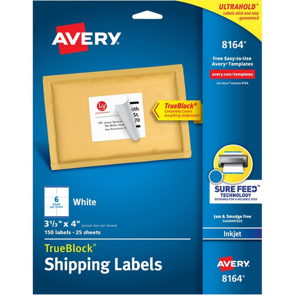 Avery&reg; TrueBlock Shipping Labels AVE8164