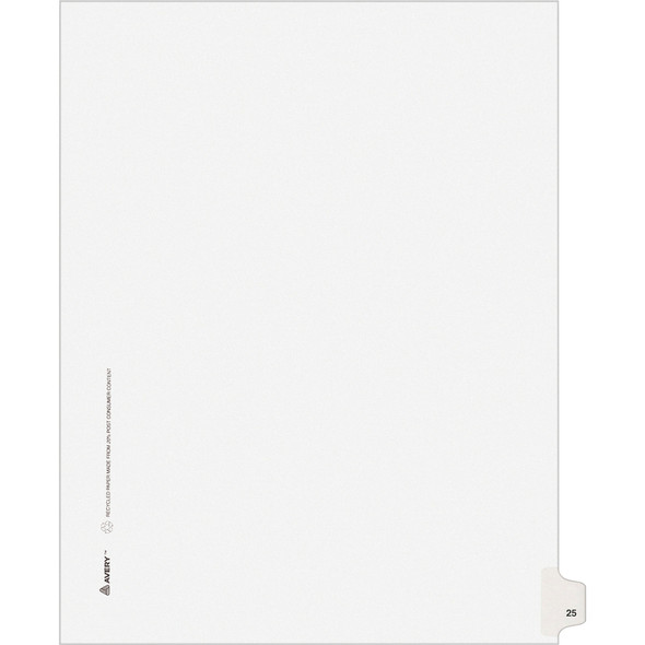 Avery&reg; Individual Legal Exhibit Dividers - Avery Style AVE01025