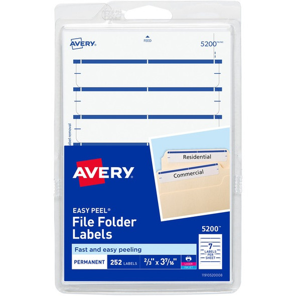 Avery&reg; Permanent File Folder Labels AVE05200