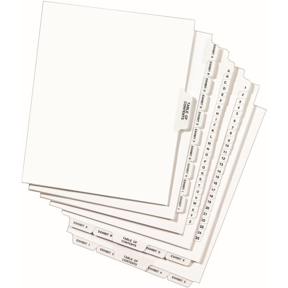 Avery&reg; Individual Bottom Tab Legal Dividers AVE12393