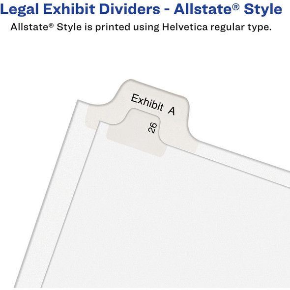 Avery&reg; Alllstate Style Individual Legal Dividers AVE82282