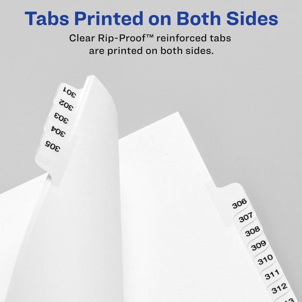 Avery&reg; Side Tab Individual Legal Dividers AVE82393