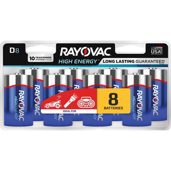 Rayovac Alkaline D Batteries 48/Per Carton