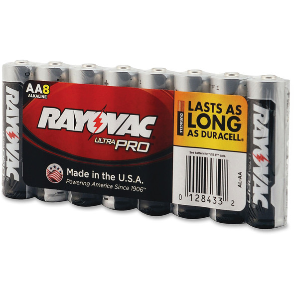 Rayovac Ultra Pro Alkaline AA Batteries 96/Per Carton