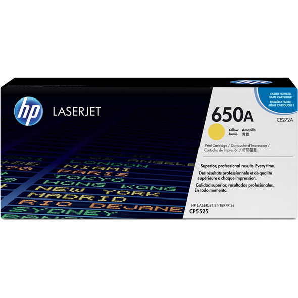 HP 650A (CE272A) Original Toner Cartridge - Single Pack