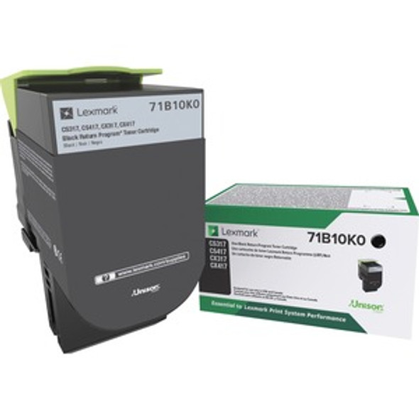 Lexmark Original Toner Cartridge - Black - 71B10K0