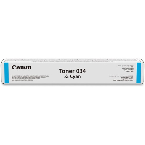 Canon Original Toner Cartridge - Cyan - 034