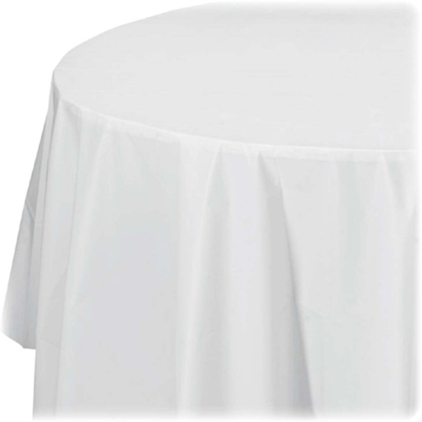 Genuine Joe Plastic Round Tablecovers 10330CT