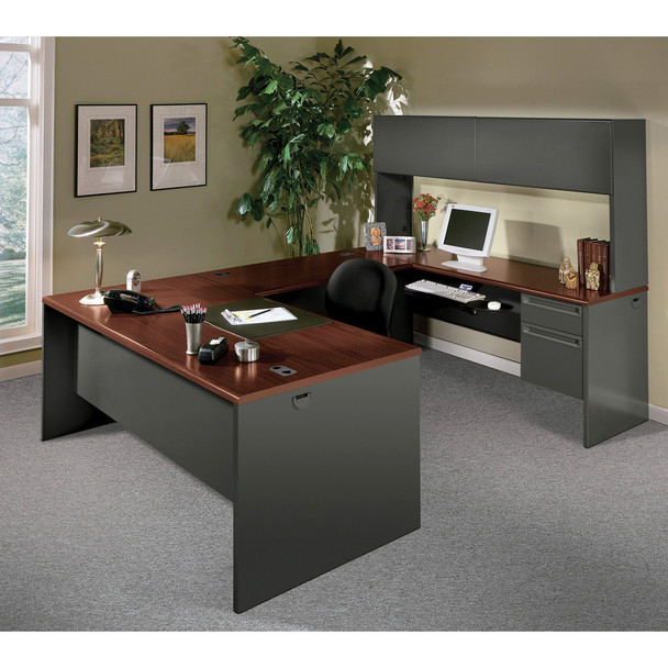 HON 38000 Series Double Pedestal Desk - 4-Drawer 38155NS