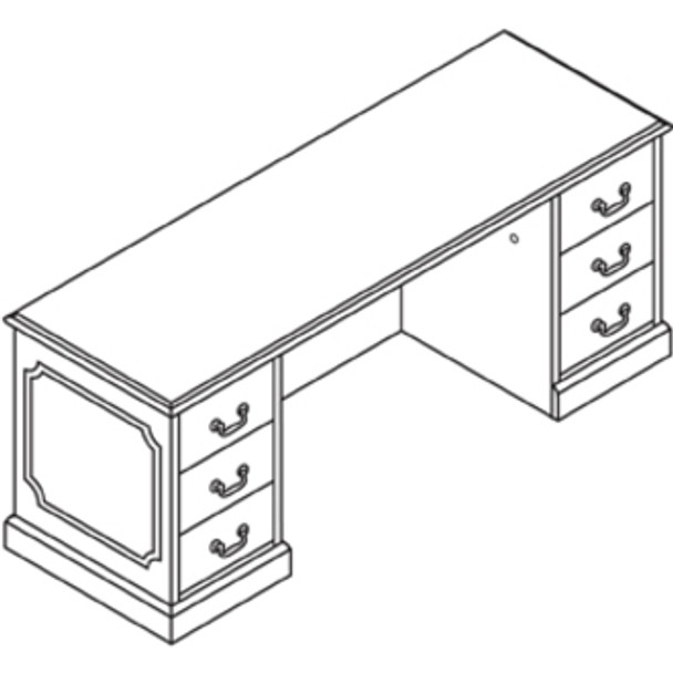 HON 94000 Series Double Credenza, 72"W 94243NN