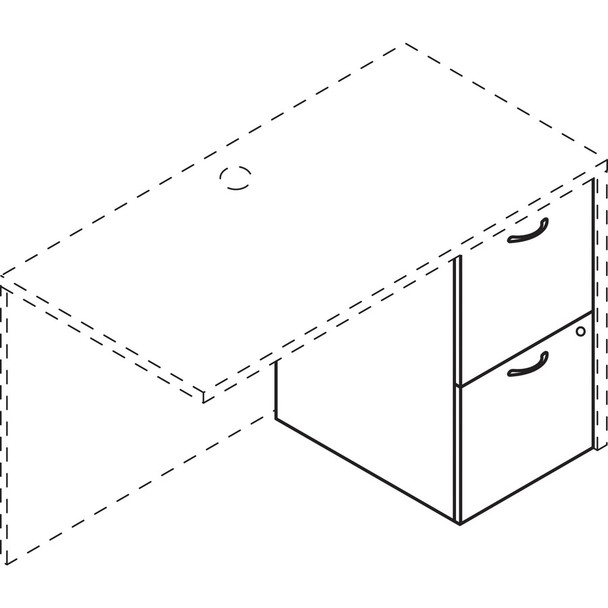 HON Foundation Pedestal File - 2-Drawer LMFFN