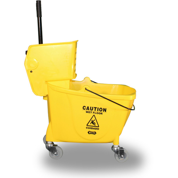Genuine Joe 35 QT Side Press Mop Bucket Wringer Combo 02347