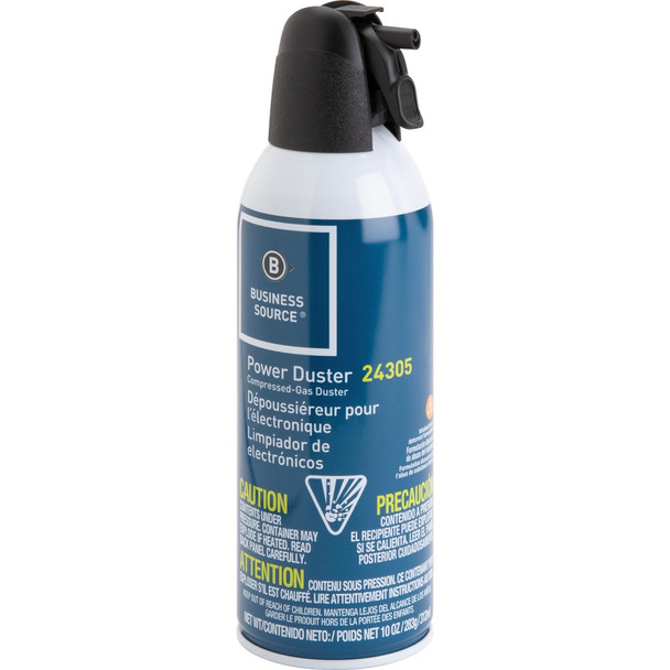 Business Source Power Duster - 10 oz - Moisture-free, Ozone-safe - 1 Each