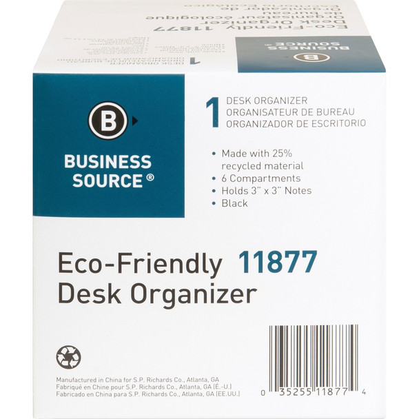 Business Source 5-compartment Desk Organizer BSN11877