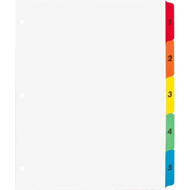 Business Source Table of Content Quick Index Dividers BSN21900