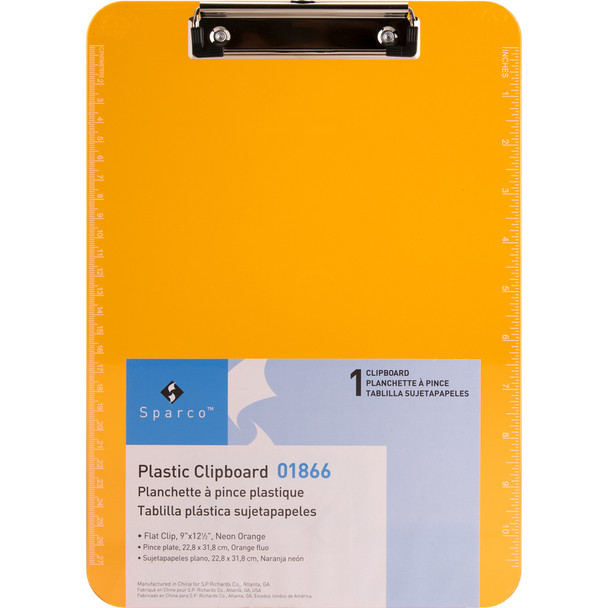 Business Source Transparent Plastic Clipboard BSN01866