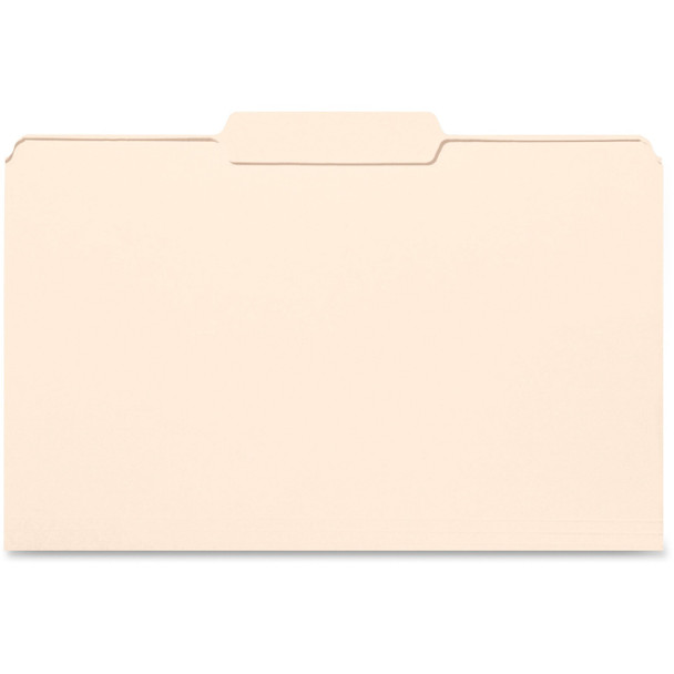 Business Source 1/3 Tab Cut Legal Recycled Top Tab File Folder BSN99725