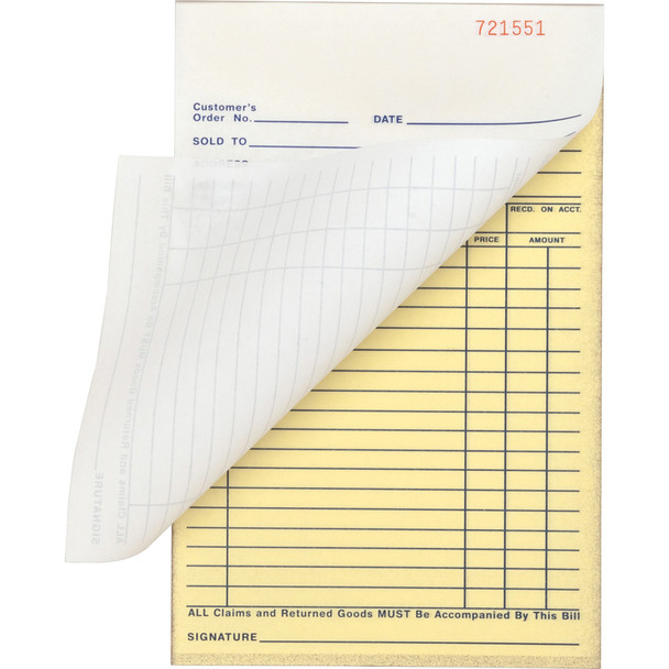 Business Source All-purpose Carbonless Forms Book BSN39552