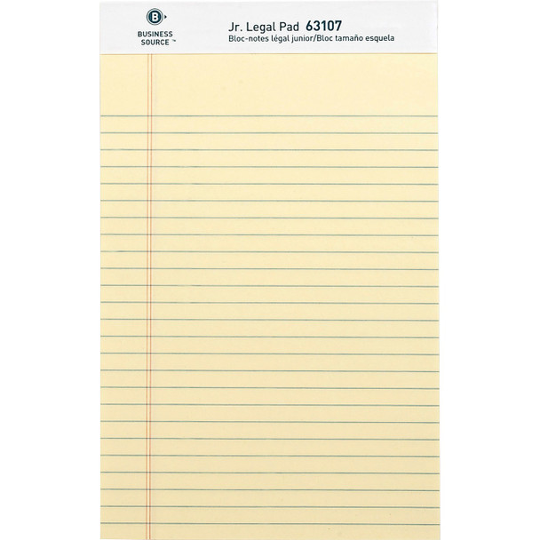 Business Source Micro - Perforated Legal Ruled Pads - Jr.Legal BSN63107
