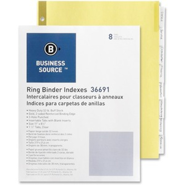 Business Source Insertable Tab Indexes BSN36691
