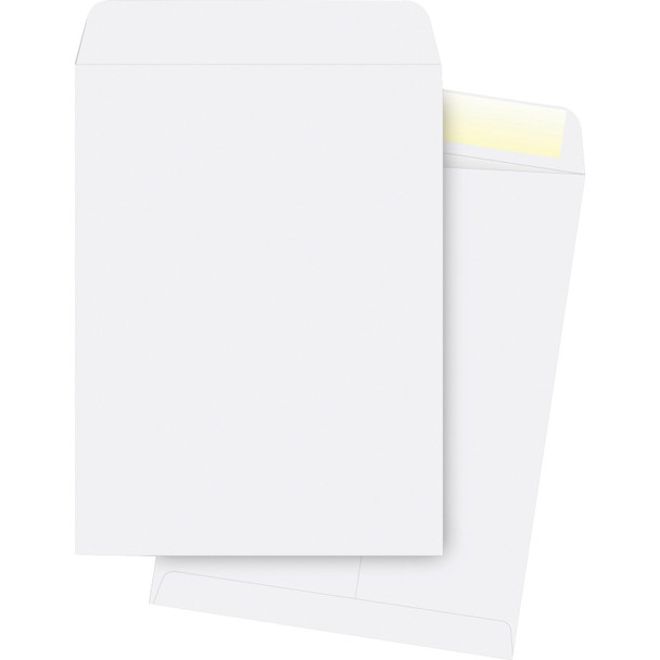 Business Source 28 lb. White Catalog Envelopes BSN42103